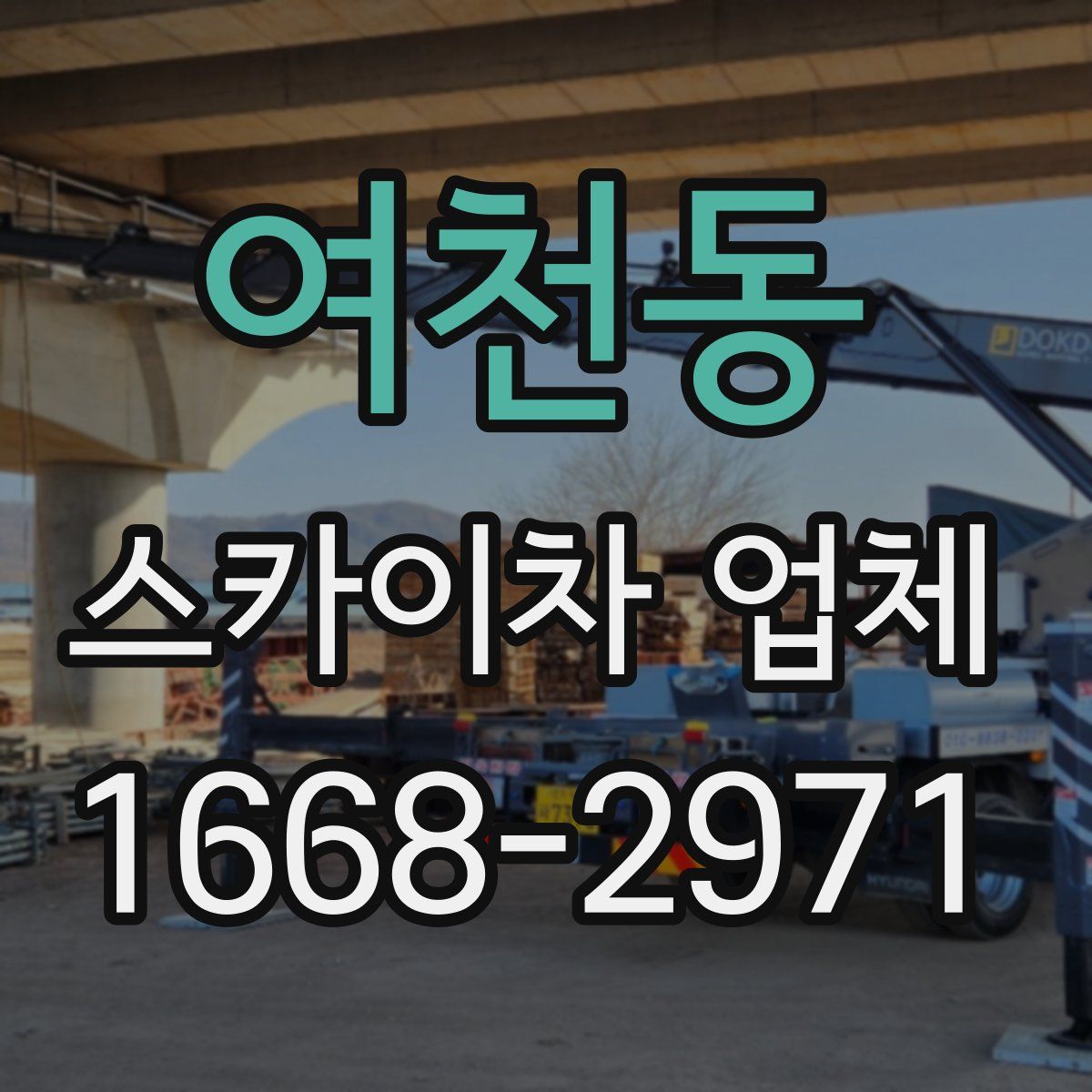 여천동 스카이차 업체
