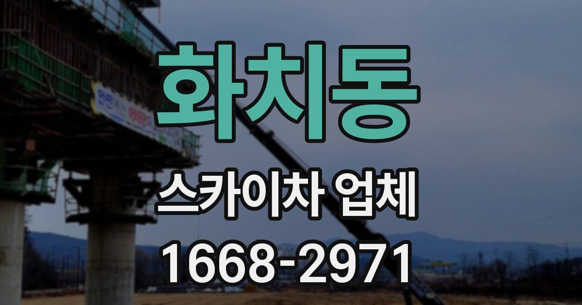 화치동 스카이차 업체