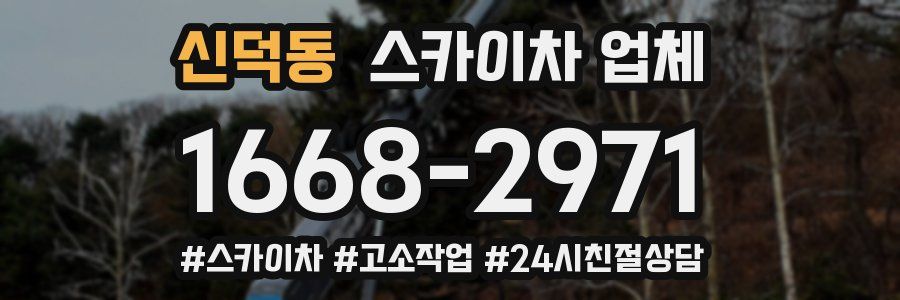 신덕동 스카이차 업체