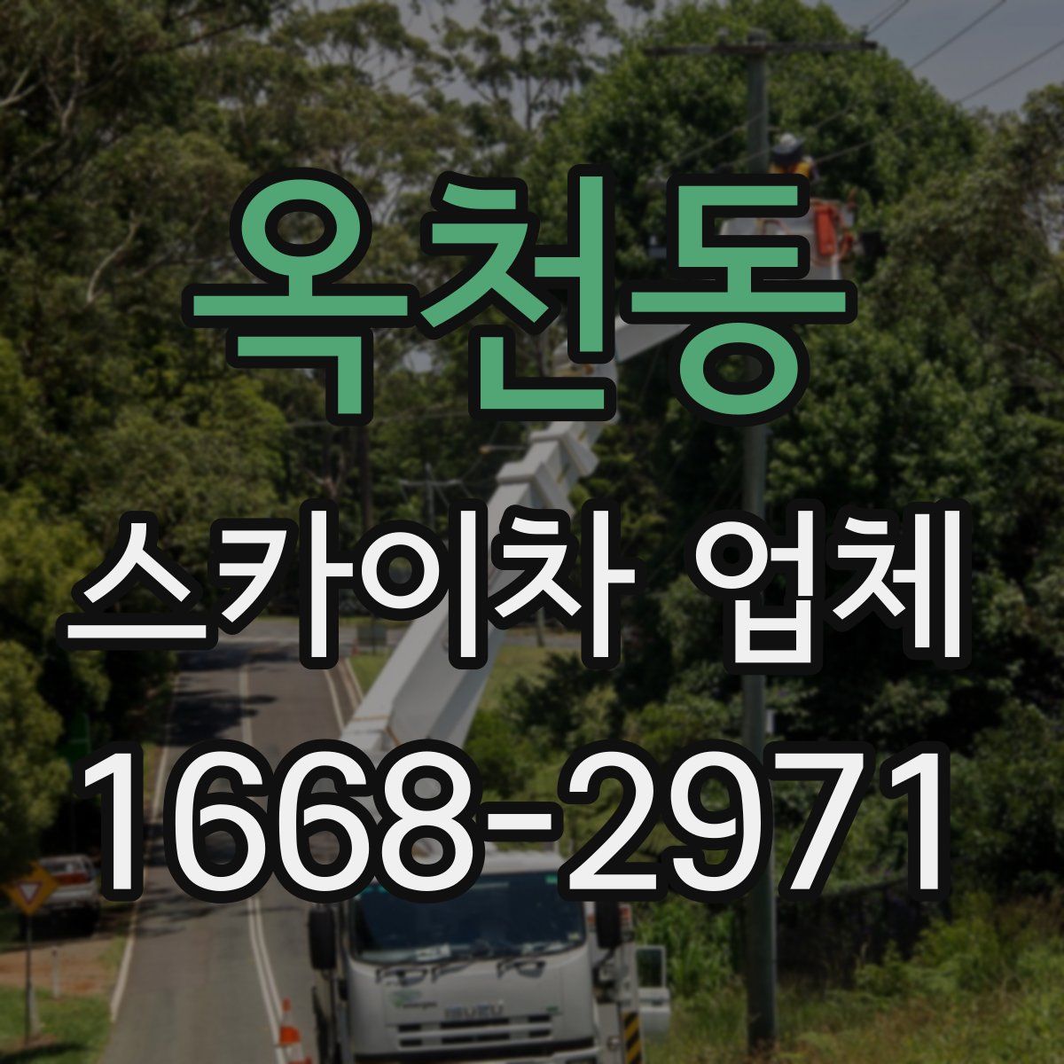 옥천동 스카이차 업체