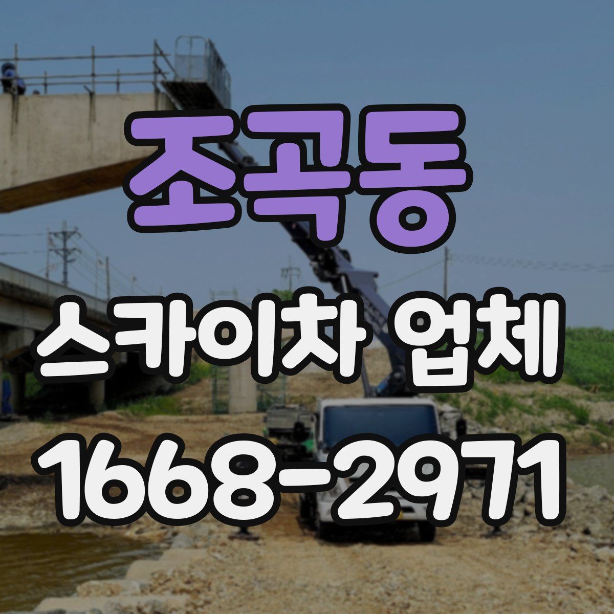 조곡동 스카이차 업체
