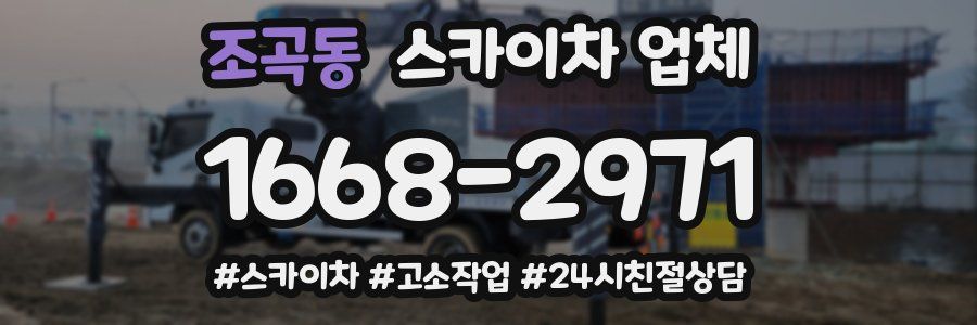 조곡동 스카이차 업체