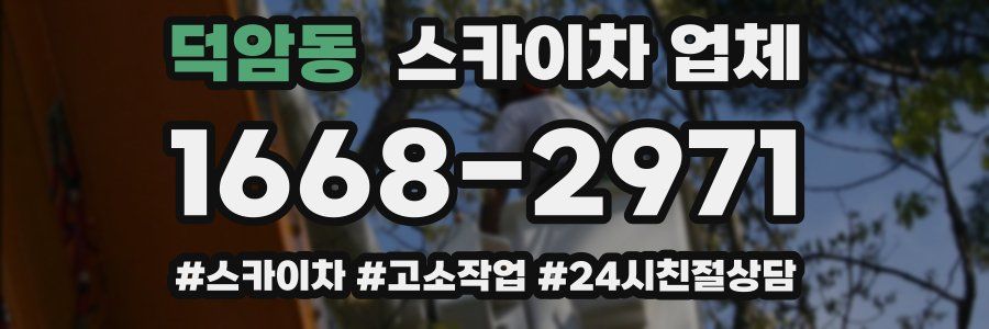 덕암동 스카이차 업체