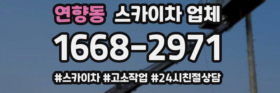 연향동 스카이차 업체