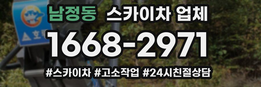 남정동 스카이차 업체