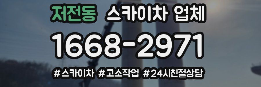 저전동 스카이차 업체