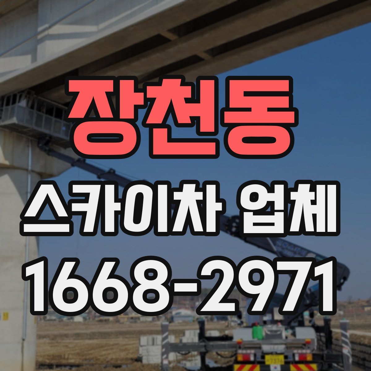 장천동 스카이차 업체