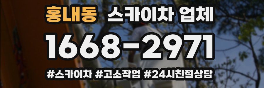 홍내동 스카이차 업체