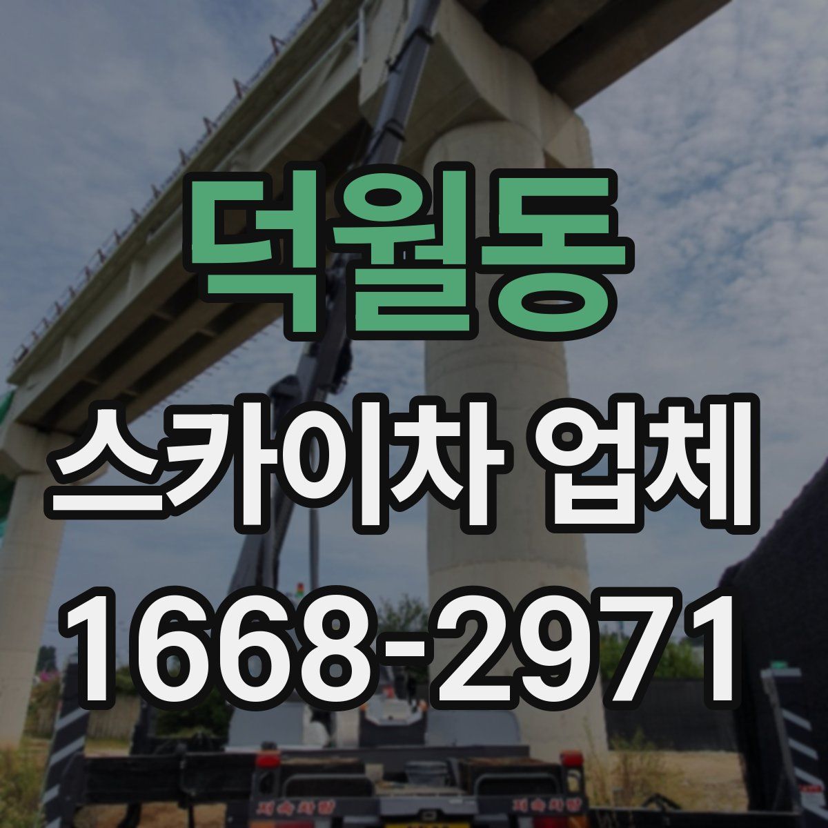 덕월동 스카이차 업체