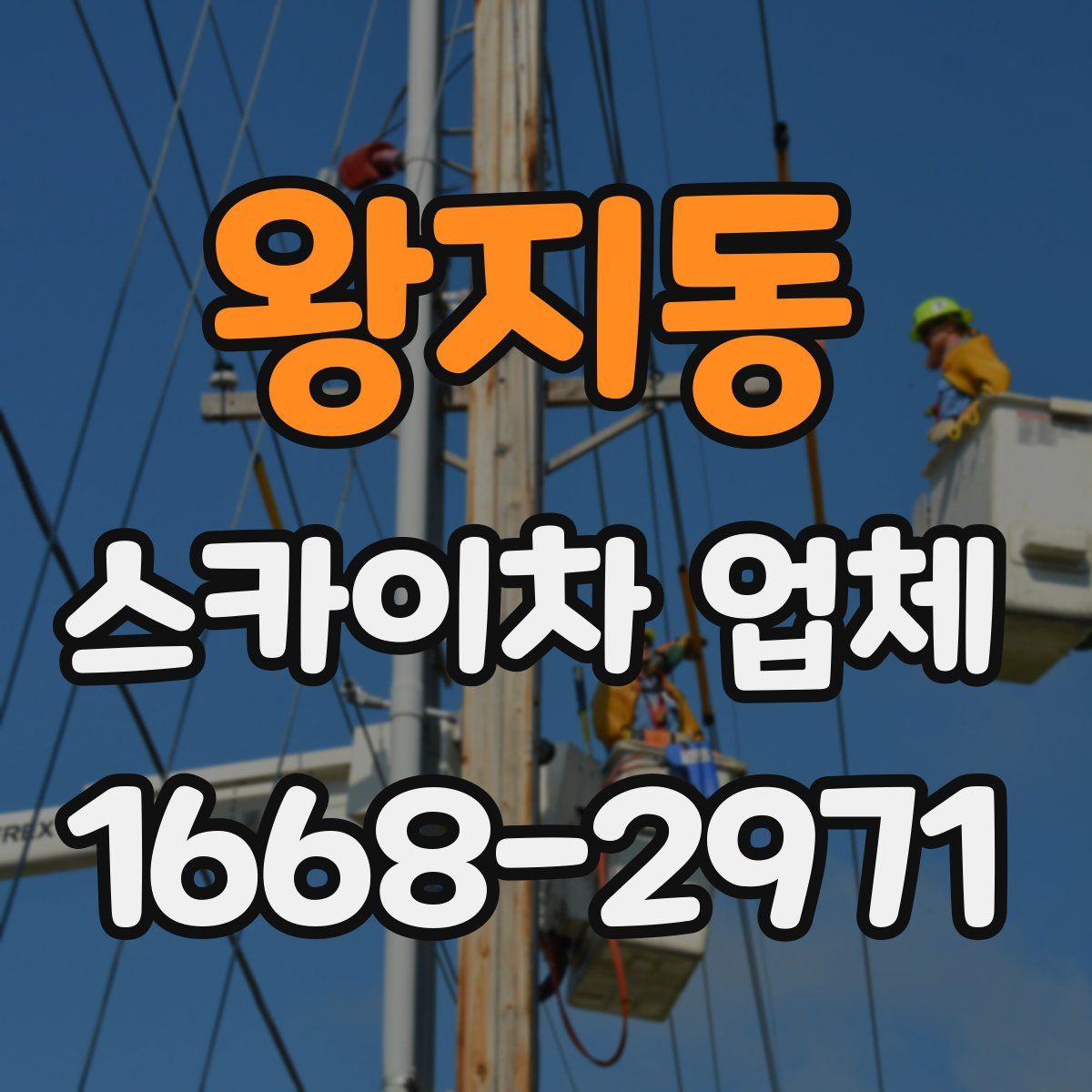 왕지동 스카이차 업체