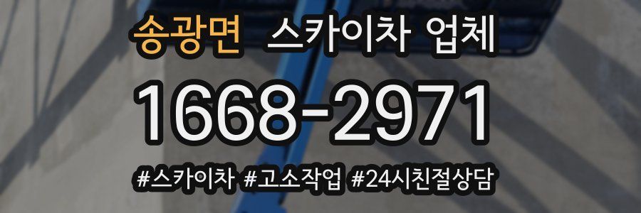 송광면 스카이차 업체