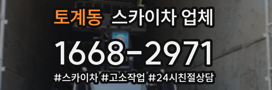 토계동 스카이차 업체