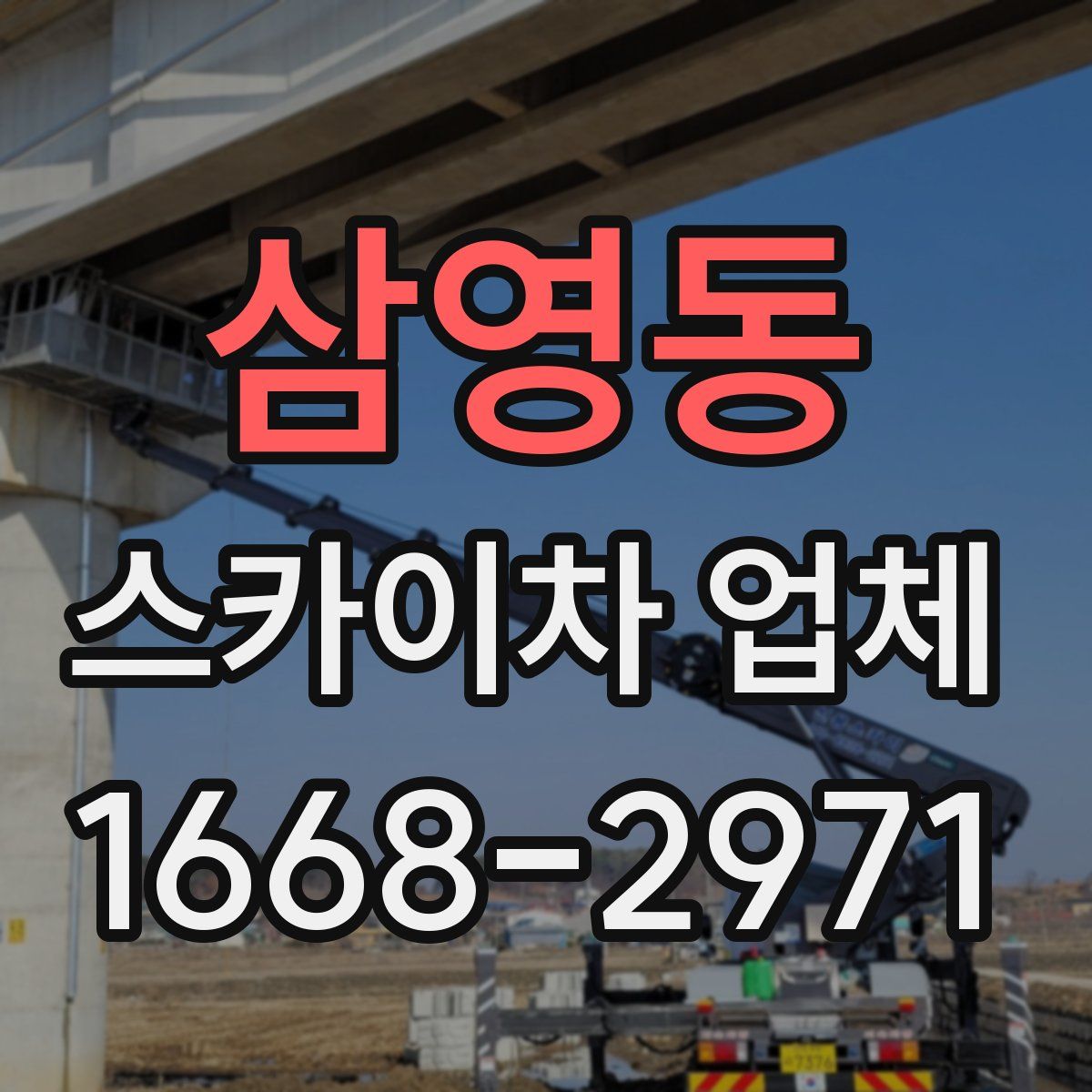 삼영동 스카이차 업체
