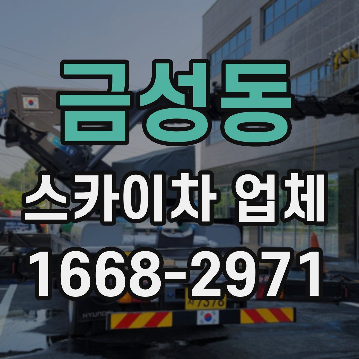 금성동 스카이차 업체