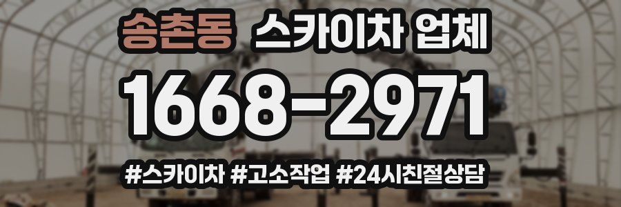 송촌동 스카이차 업체