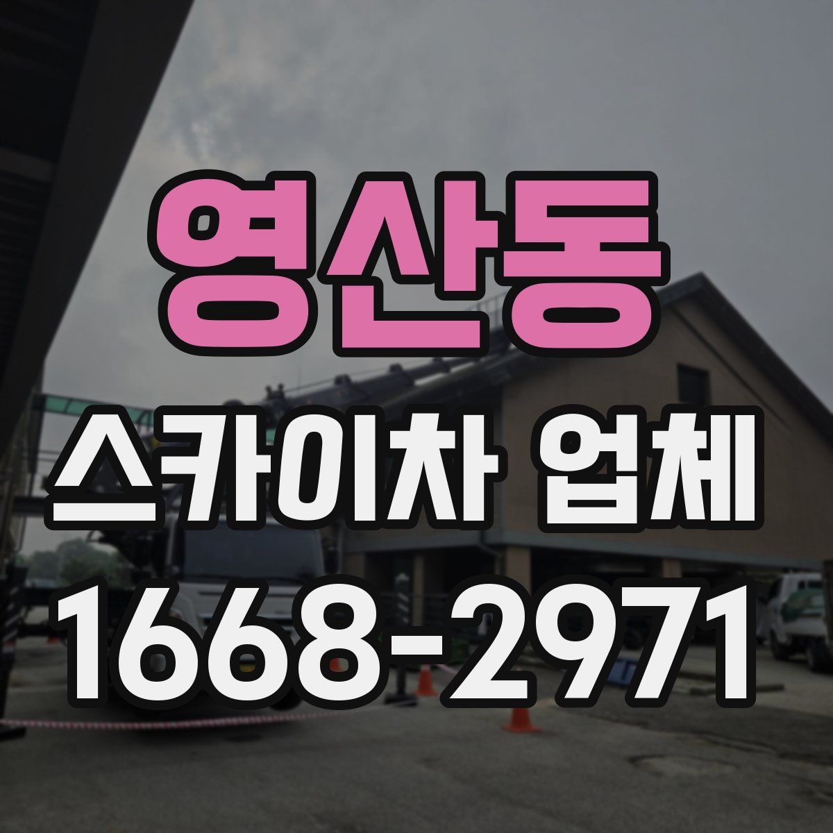 영산동 스카이차 업체