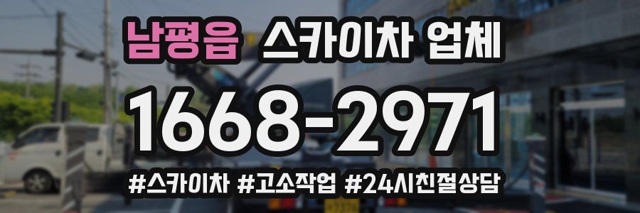 남평읍 스카이차 업체