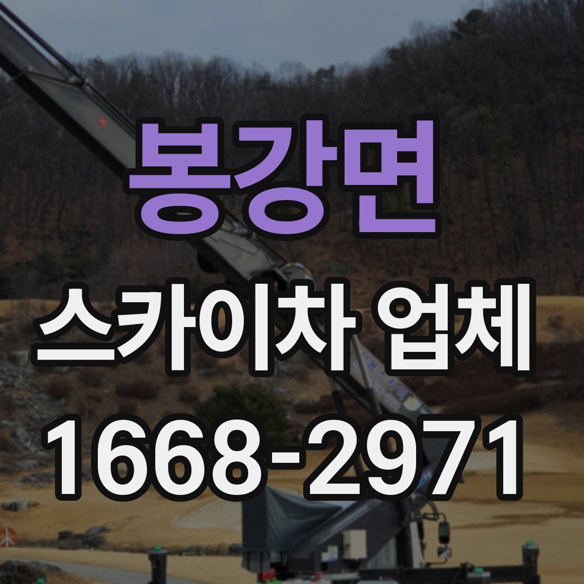 봉강면 스카이차 업체