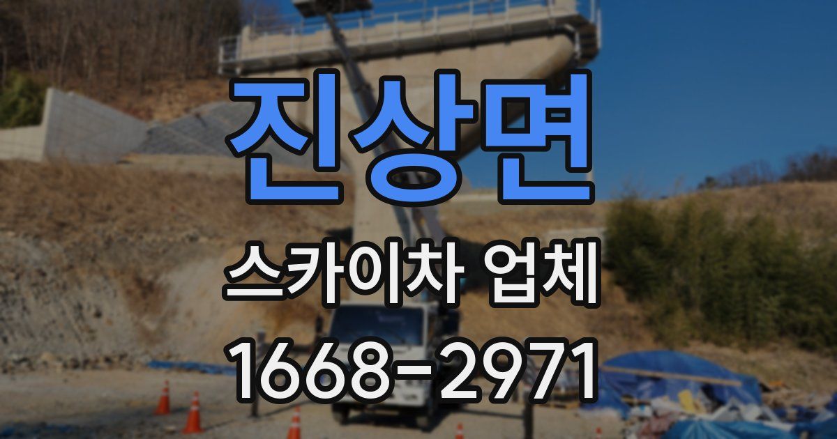진상면 스카이차 업체