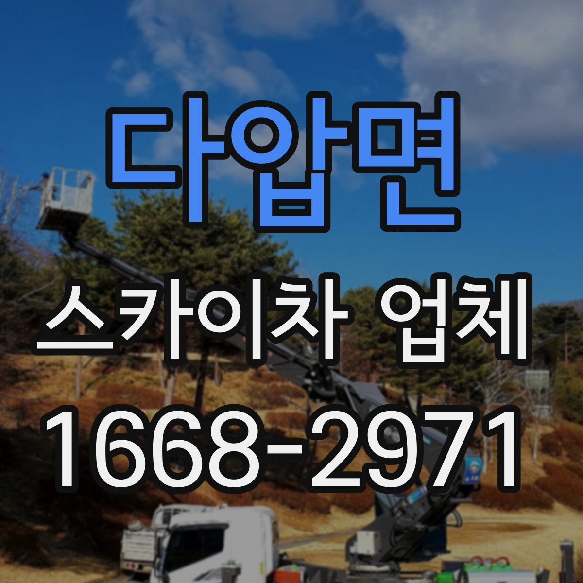 다압면 스카이차 업체