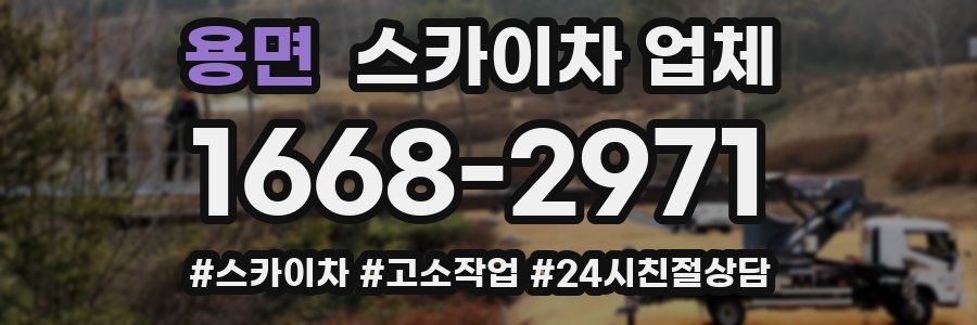 용면 스카이차 업체