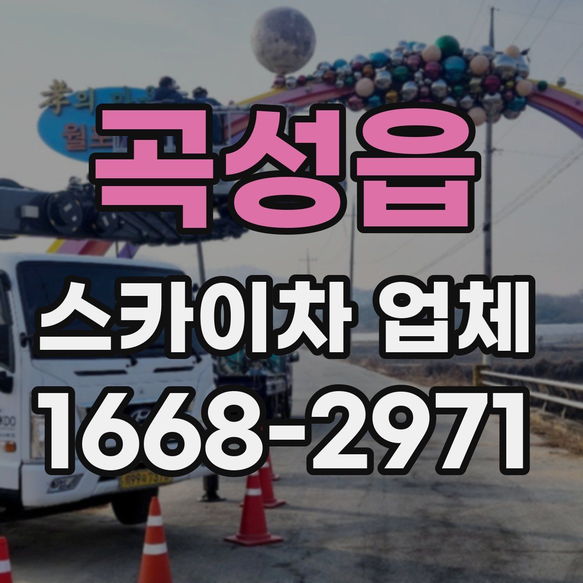 곡성읍 스카이차 업체
