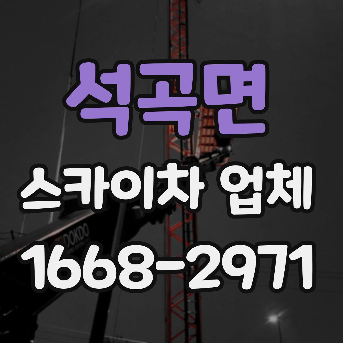 석곡면 스카이차 업체