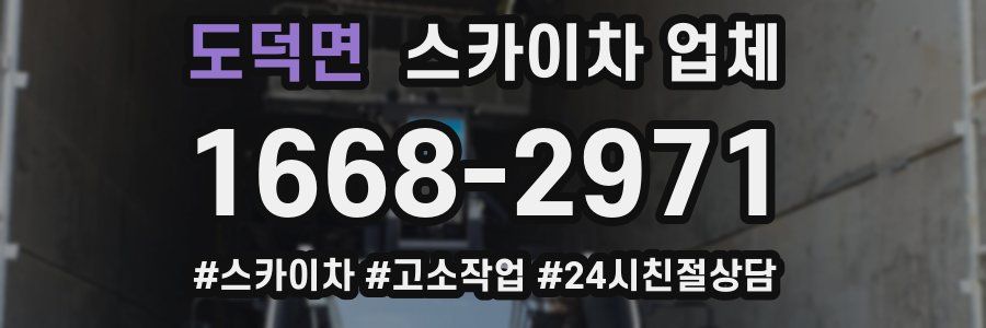 도덕면 스카이차 업체