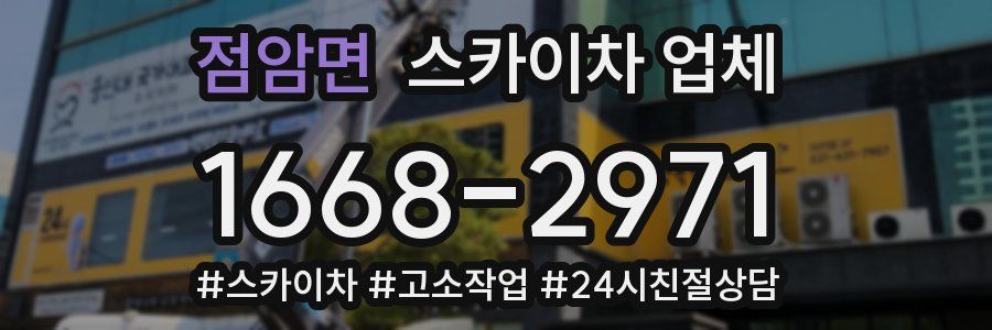 점암면 스카이차 업체
