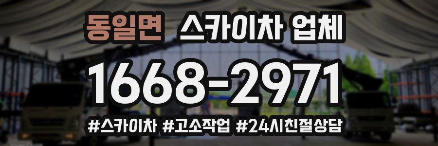 동일면 스카이차 업체