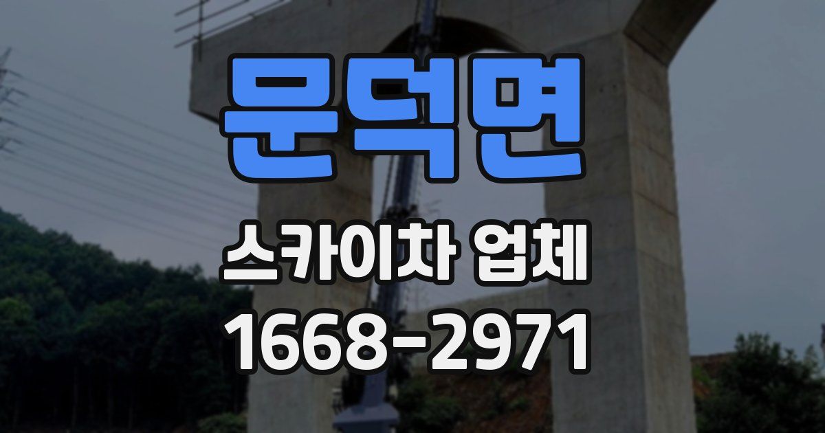 문덕면 스카이차 업체