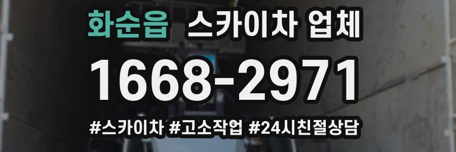 화순읍 스카이차 업체