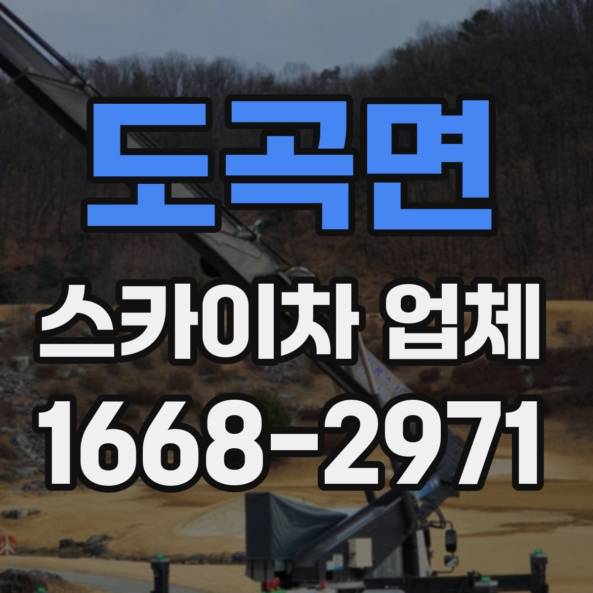 도곡면 스카이차 업체