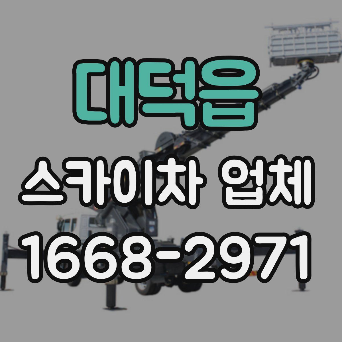대덕읍 스카이차 업체