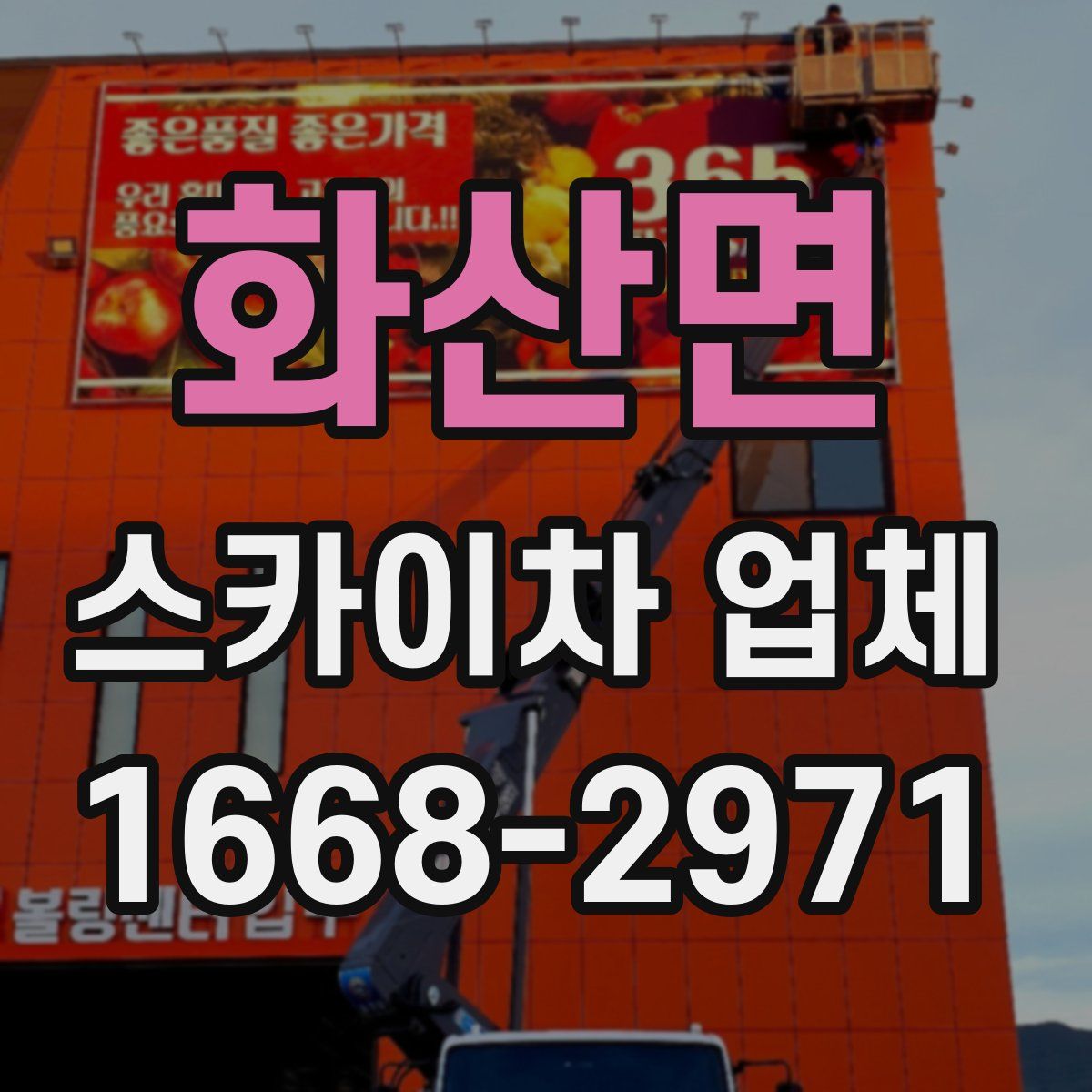 화산면 스카이차 업체