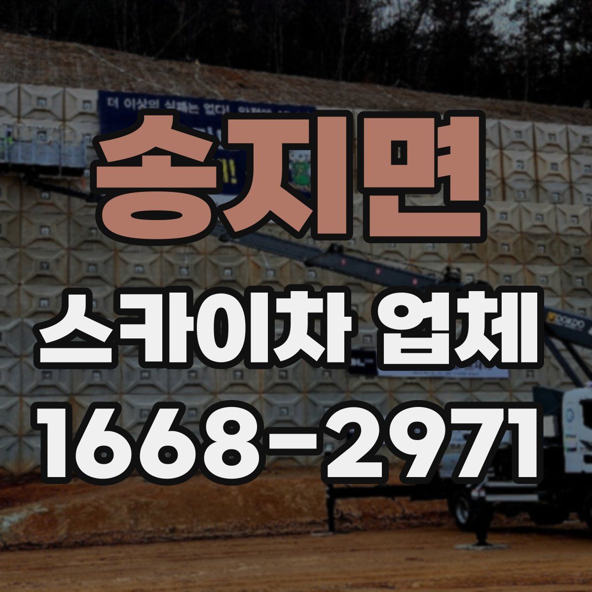 송지면 스카이차 업체