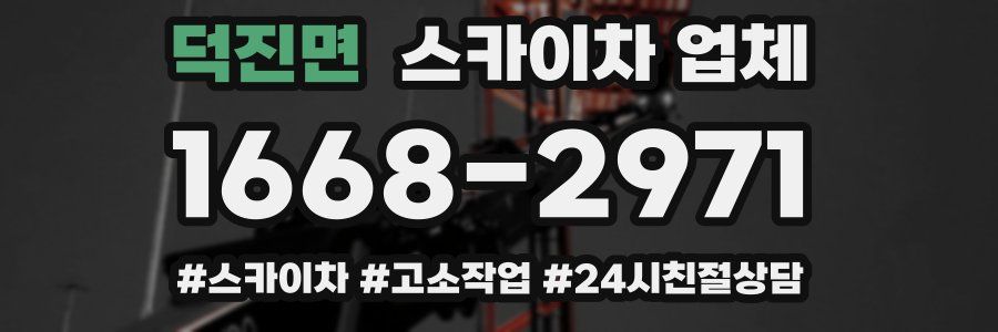 덕진면 스카이차 업체