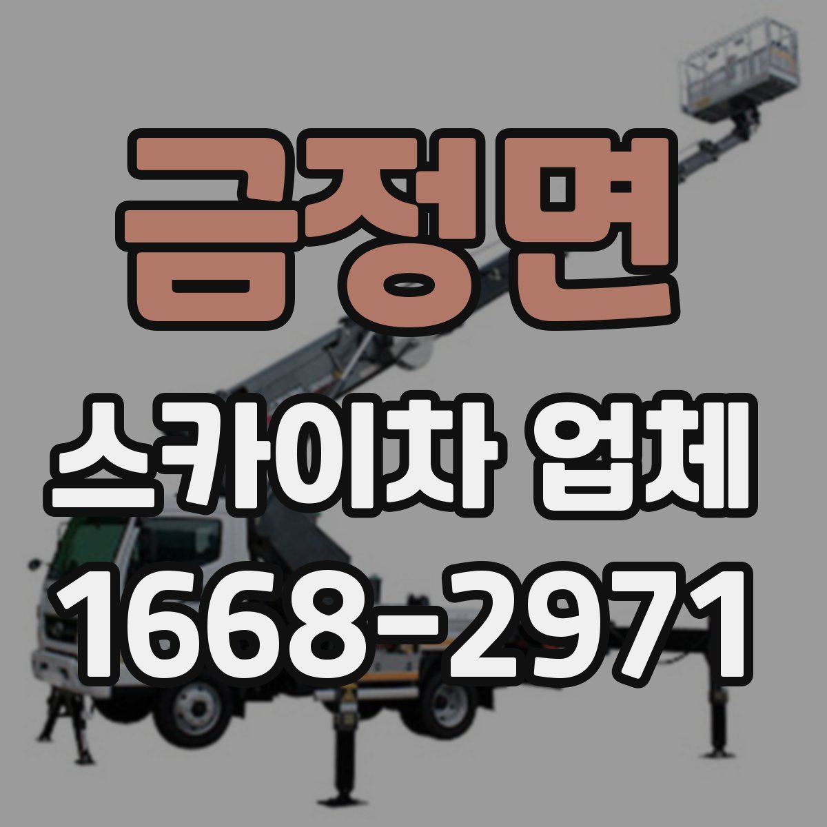 금정면 스카이차 업체