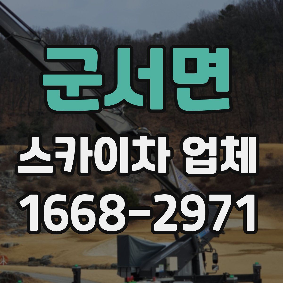 군서면 스카이차 업체