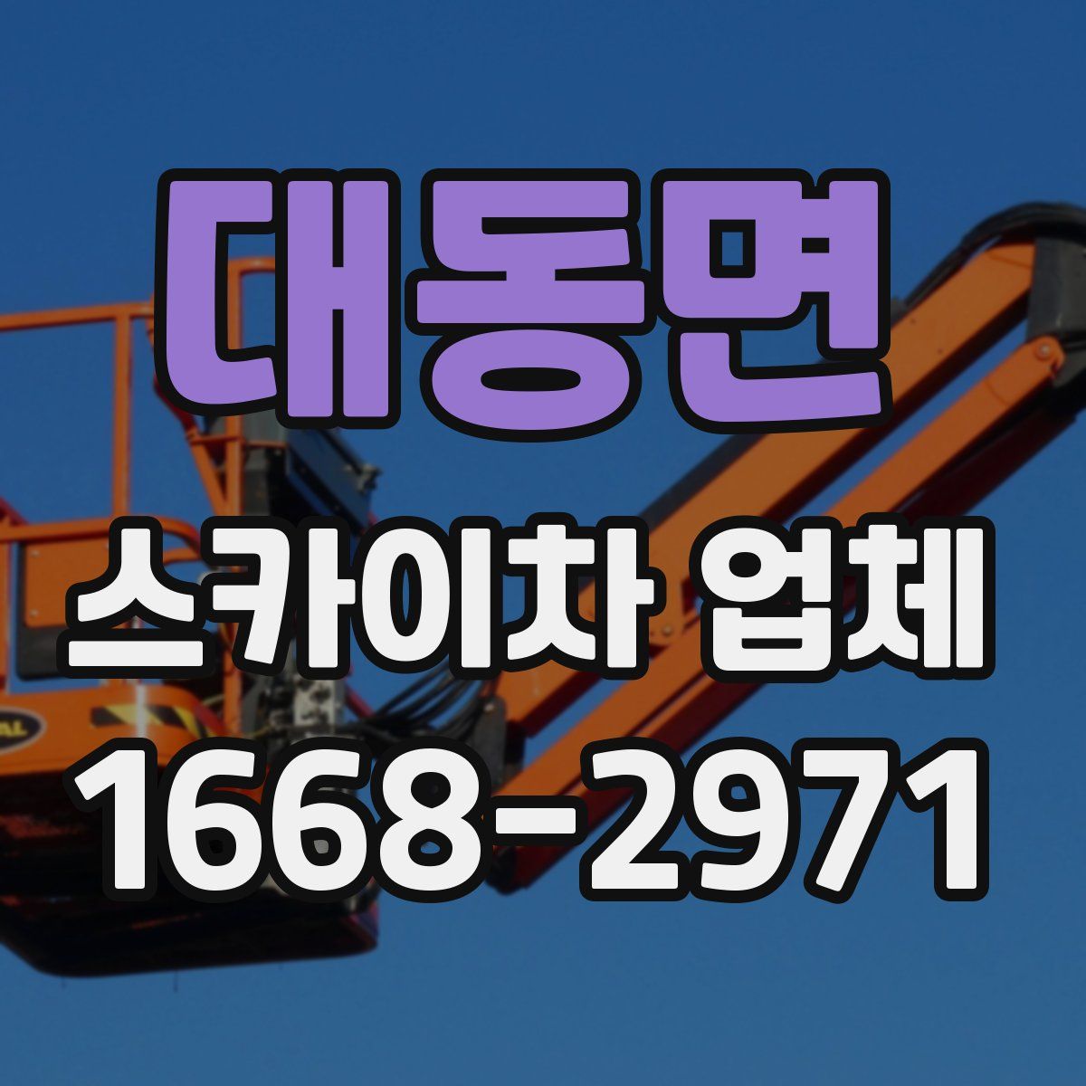 대동면 스카이차 업체