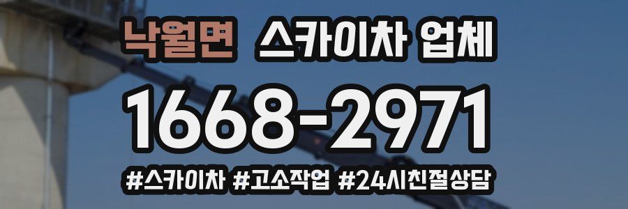 낙월면 스카이차 업체