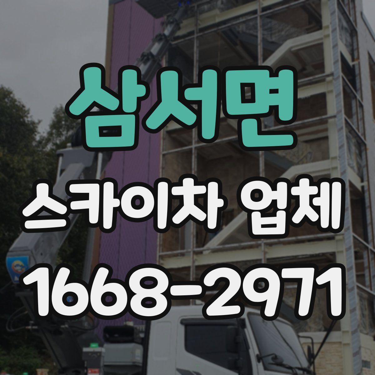삼서면 스카이차 업체