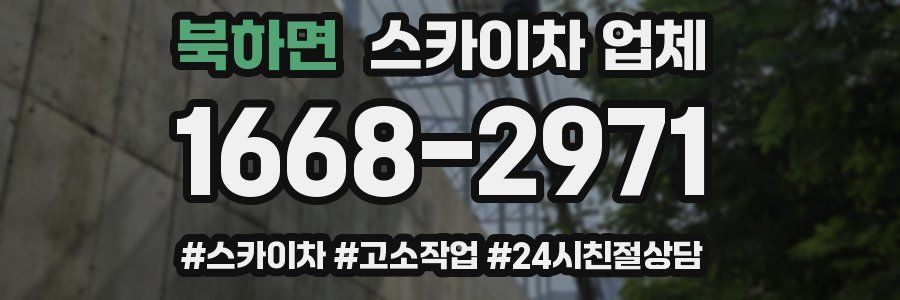 북하면 스카이차 업체