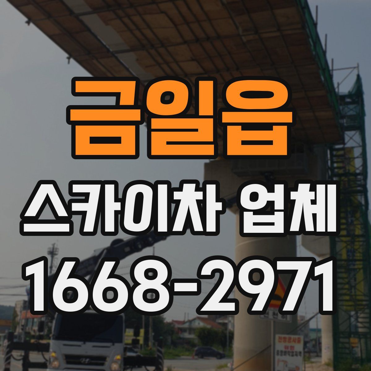 금일읍 스카이차 업체