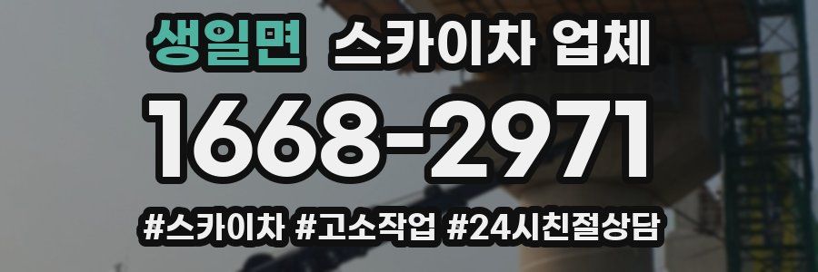 생일면 스카이차 업체