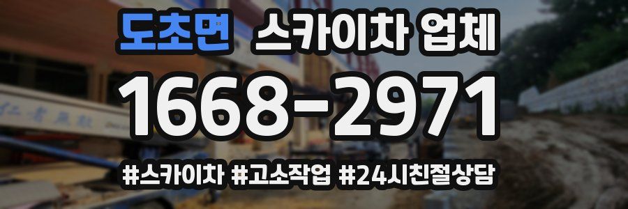 도초면 스카이차 업체
