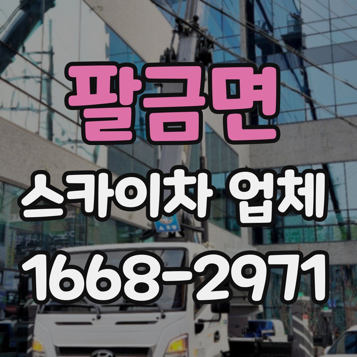 팔금면 스카이차 업체