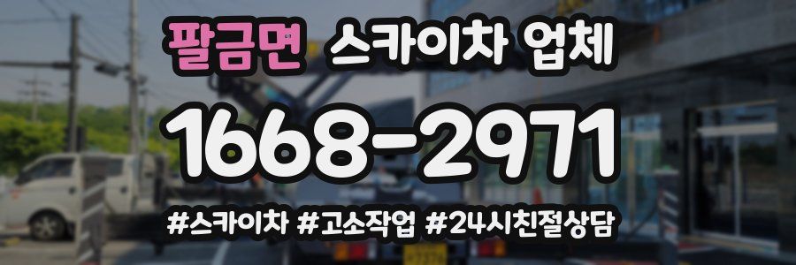 팔금면 스카이차 업체