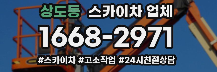 상도동 스카이차 업체