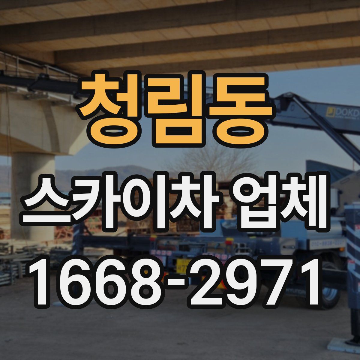 청림동 스카이차 업체